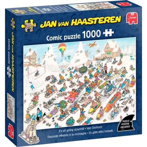 Pussel It's going downhill 1000 bitar