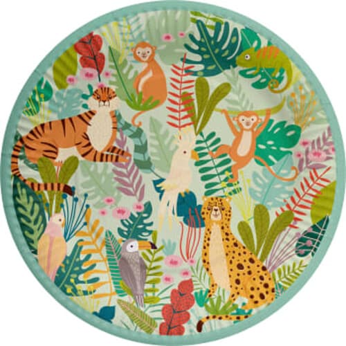 Tallrik Djungel 8-p