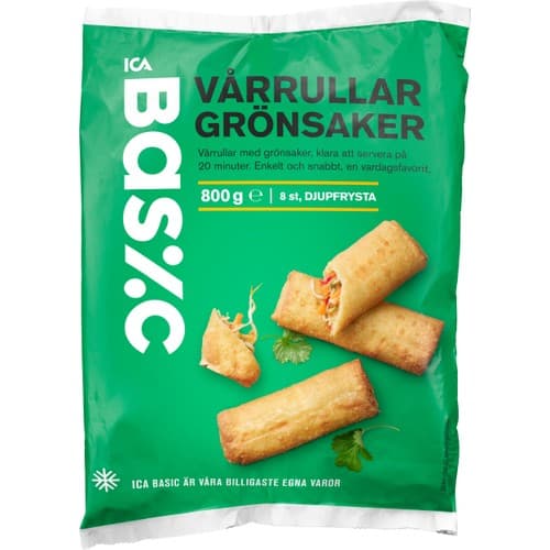 Vegetariska vårrullar med grönsaker