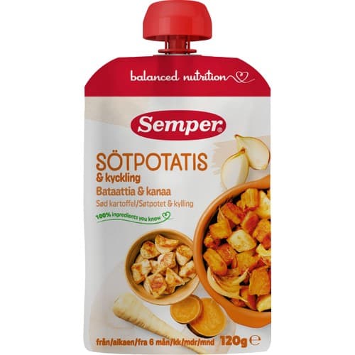 Barnmat Sötpotatis & kyckling