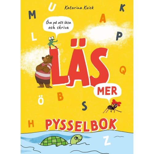 Läs mer pysselbok : öva på att läsa och skriva