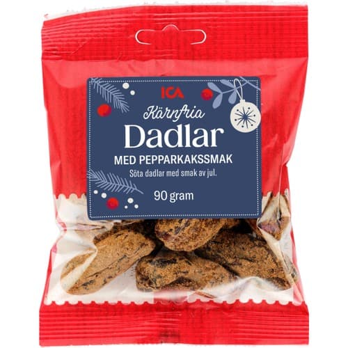 Dadlar med Pepparkakssmak kärnfria