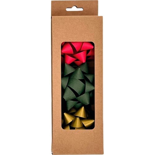 Presentrosetter S röd/grön/guld