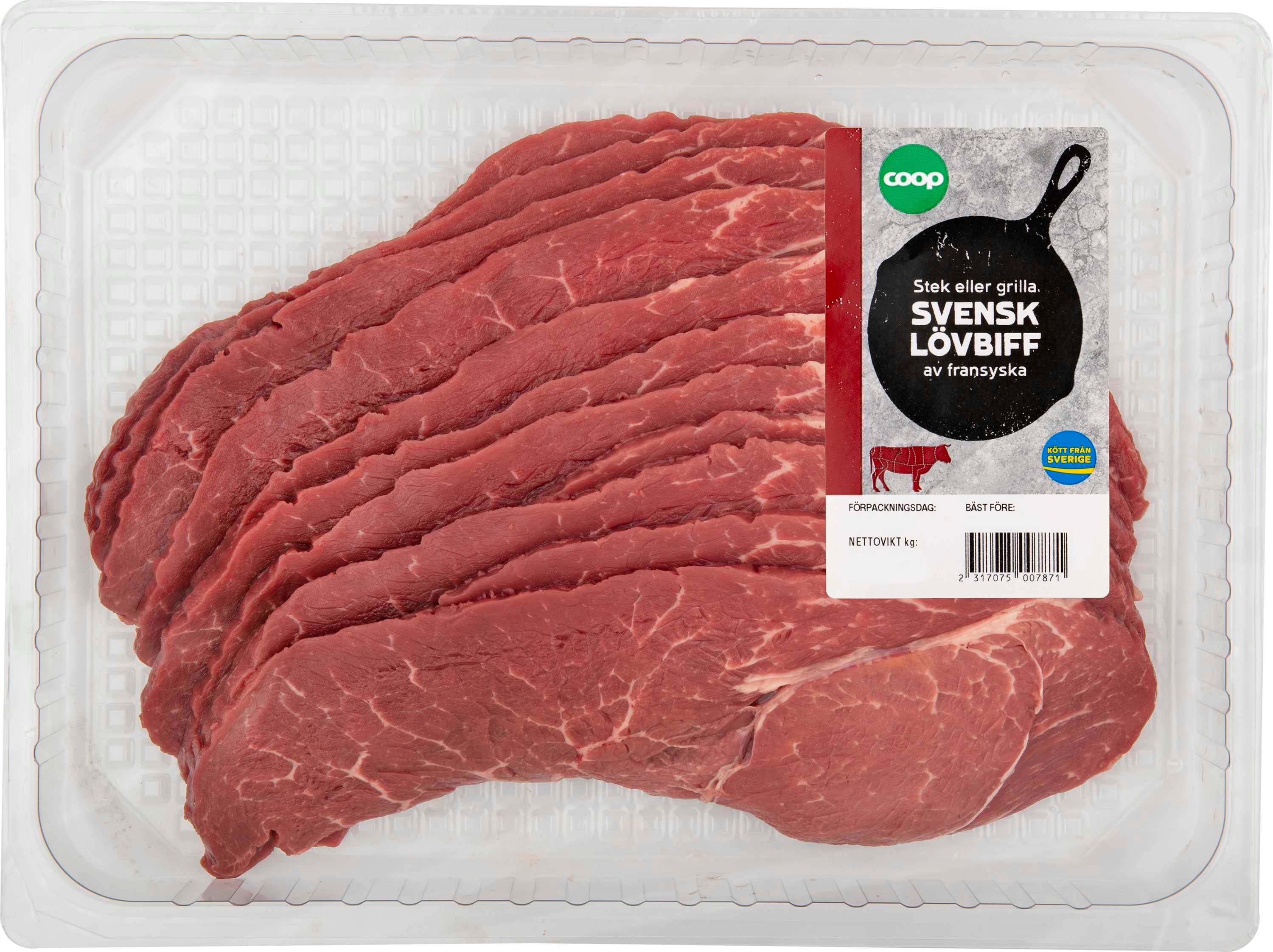 Lövbiff av fransyska