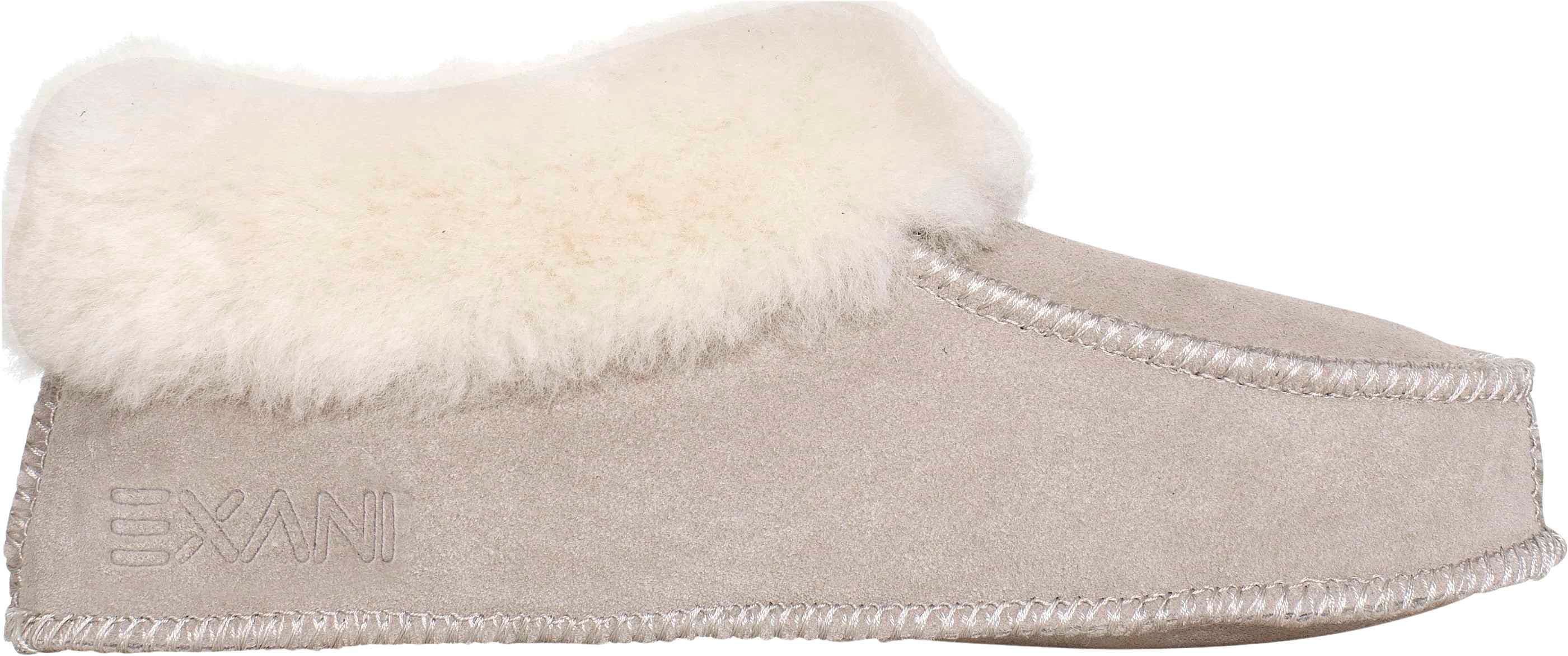 Fårskinnstoffla Solex Dam Beige Stl 36