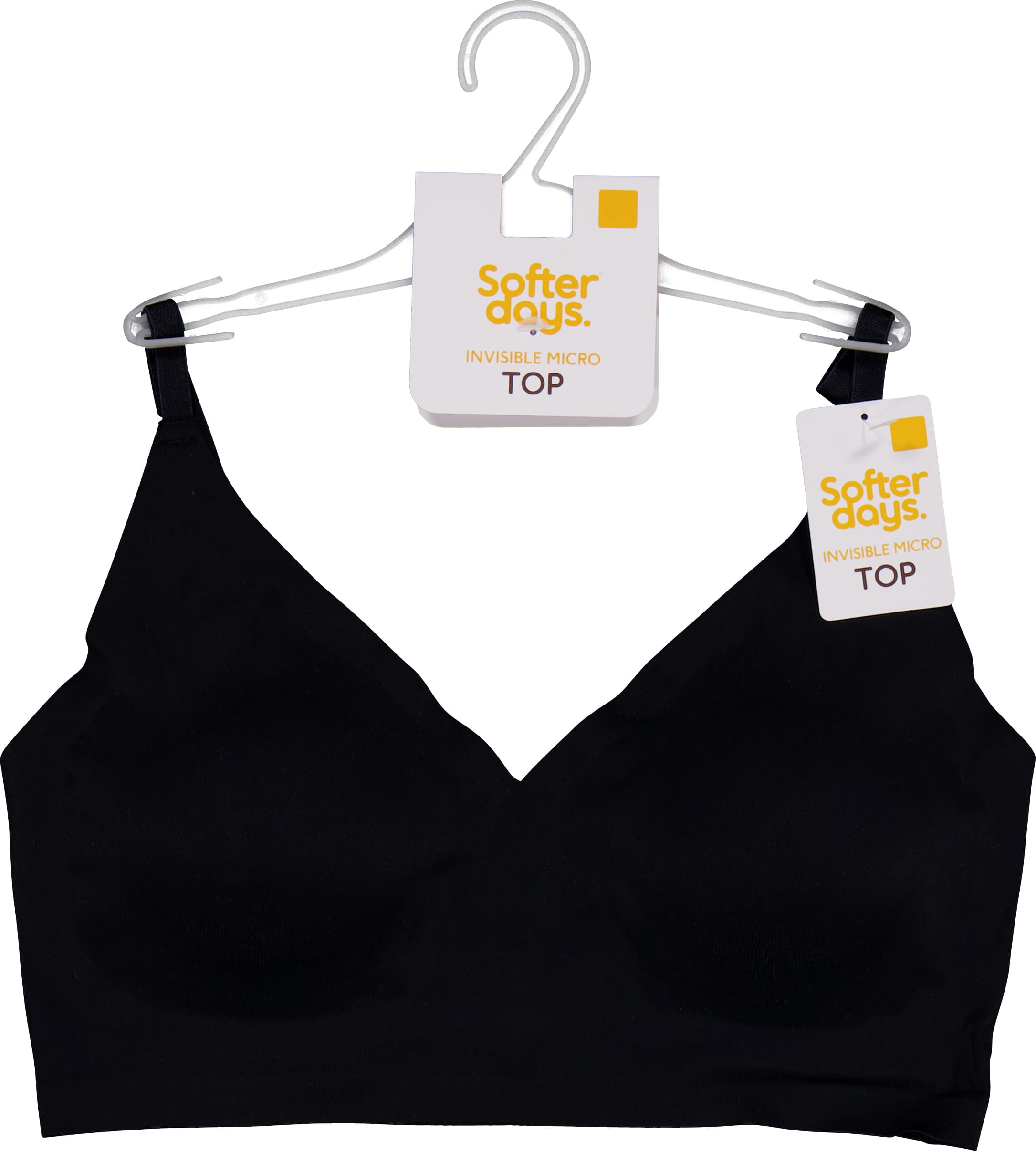 Lasercut Damtopp Svart Stl S