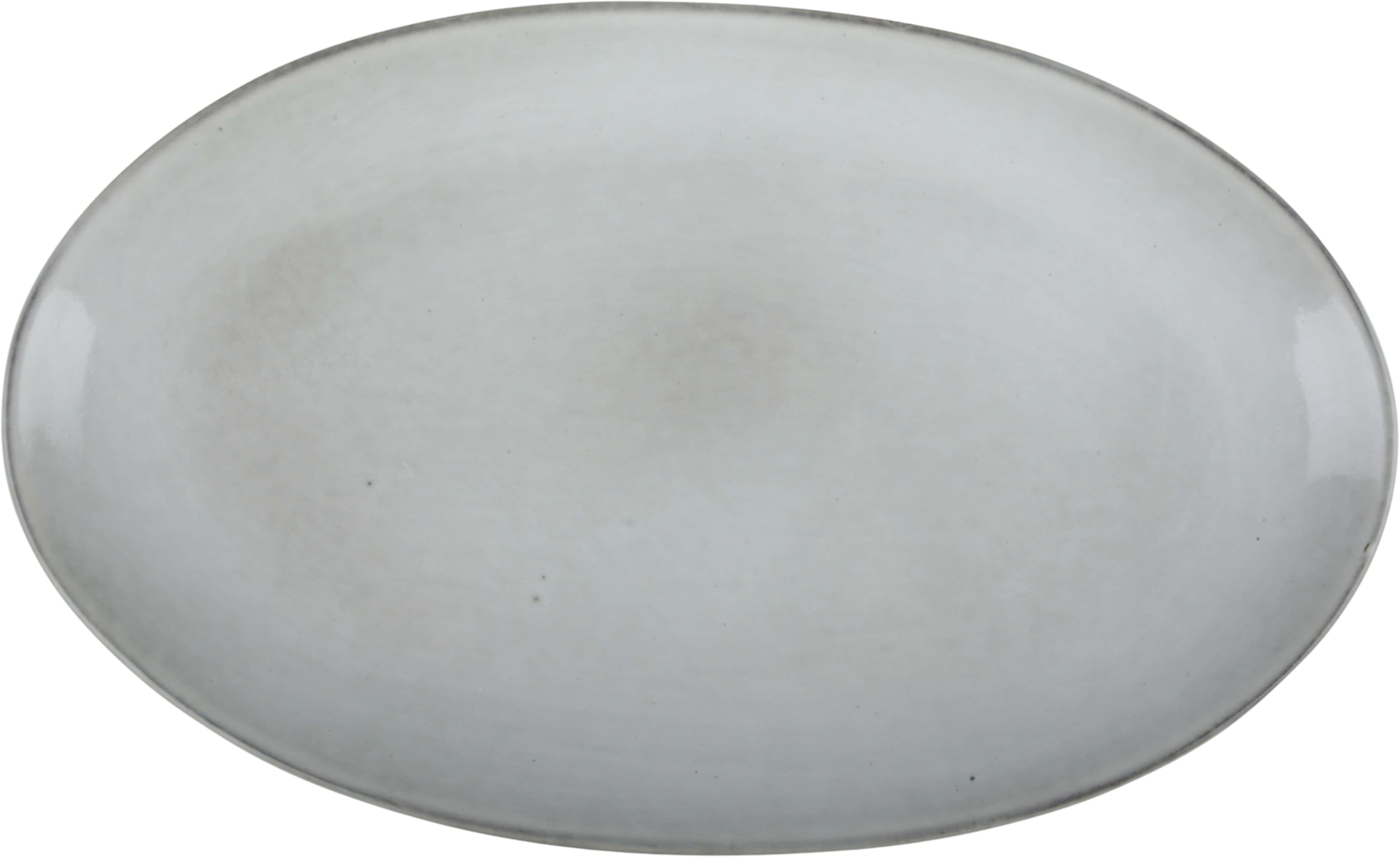 Serveringsfat Oval Hedda Ljusgrå