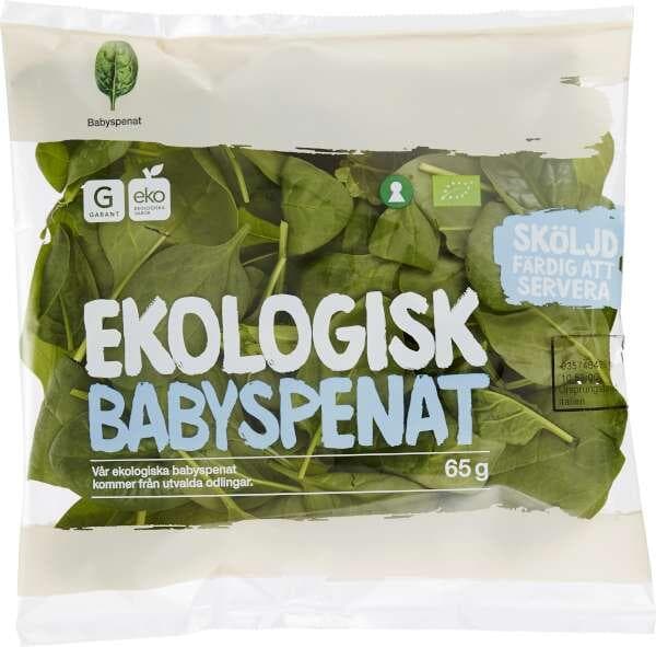 Babyspenat Ekologisk Klass 1