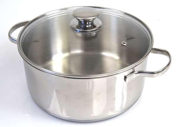 Gryta Med Glaslock 5l