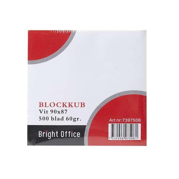 Blockkub Vit