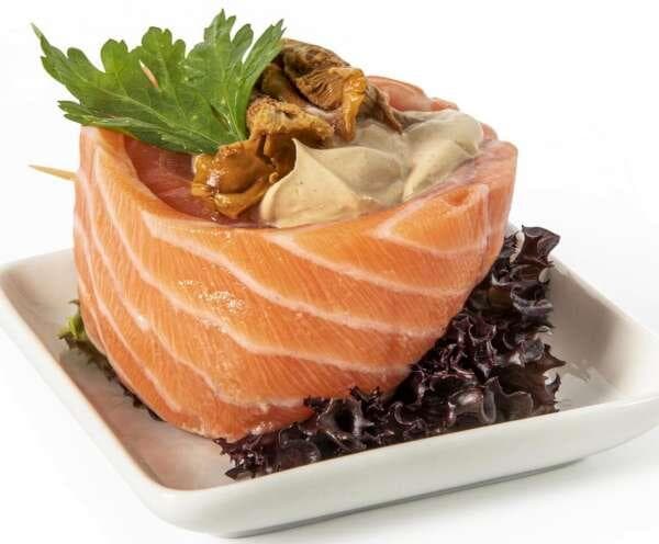 Laxtournedo Med Kantarellsmak