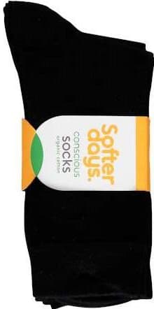 Herrsockor Eco Svart 40/45