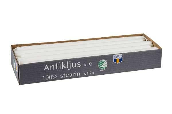 Antikljus Vit 25cm