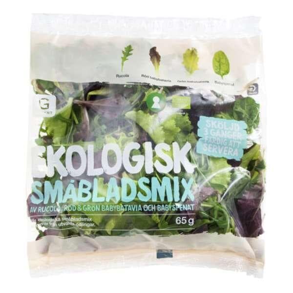 Småbladsmix Ruccola Röd & grön Klass 1