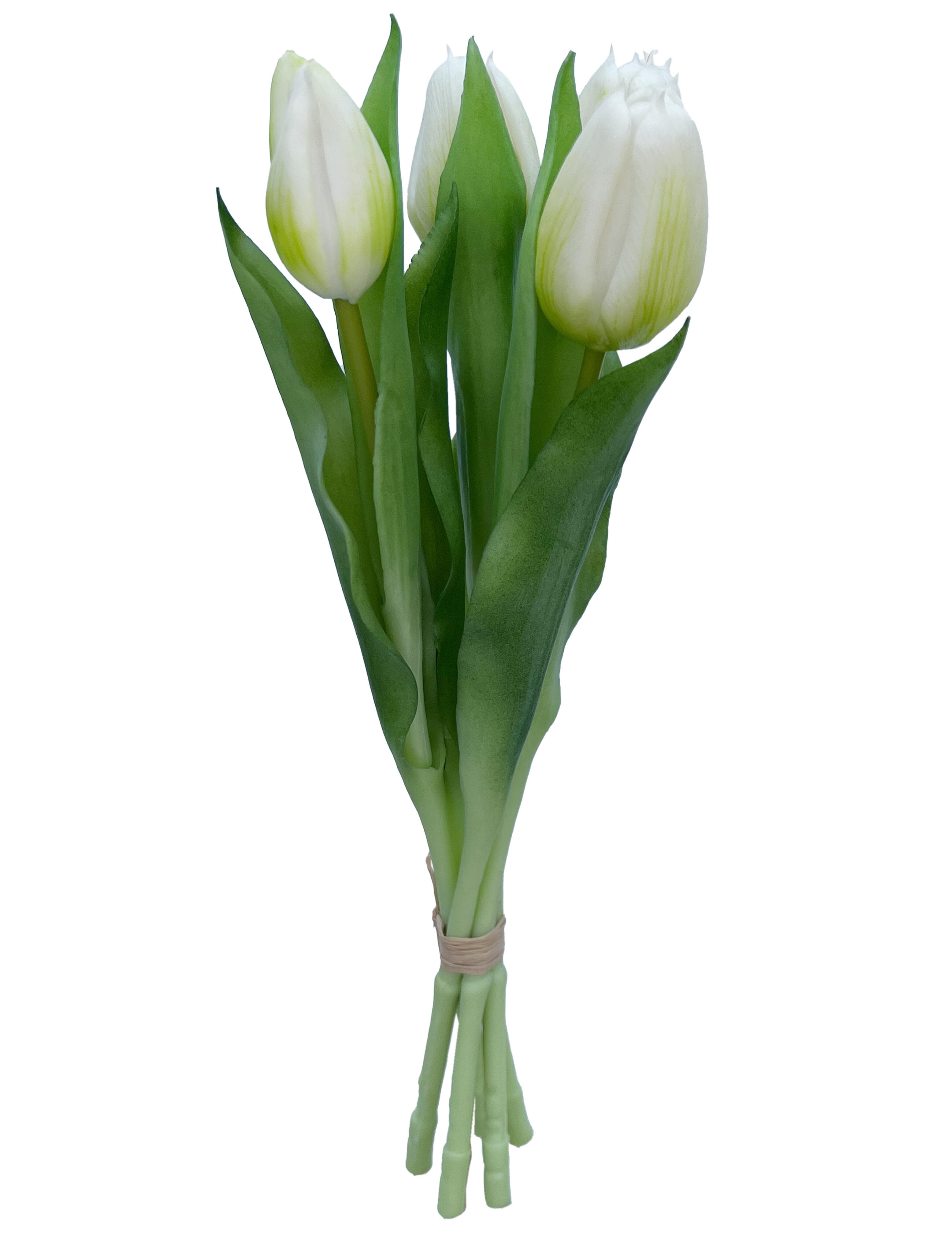 Tulpanbukett Konstgjord Vit